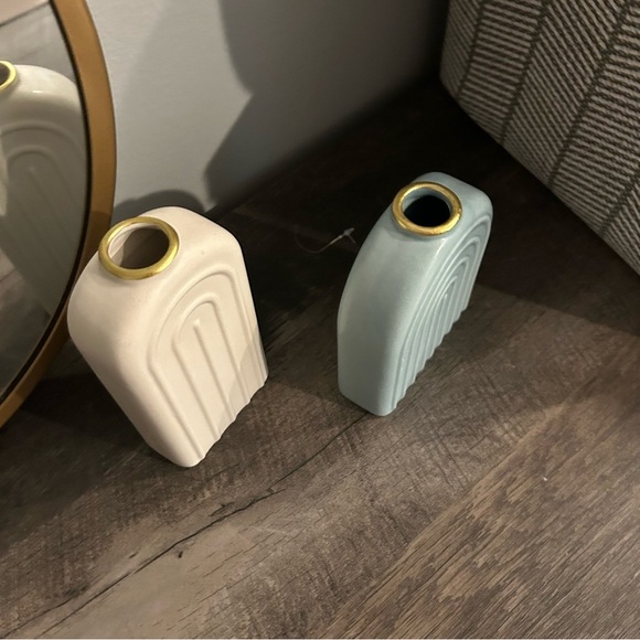 Target bud vases ivory and blue (2 count) - Picture 4 of 4
